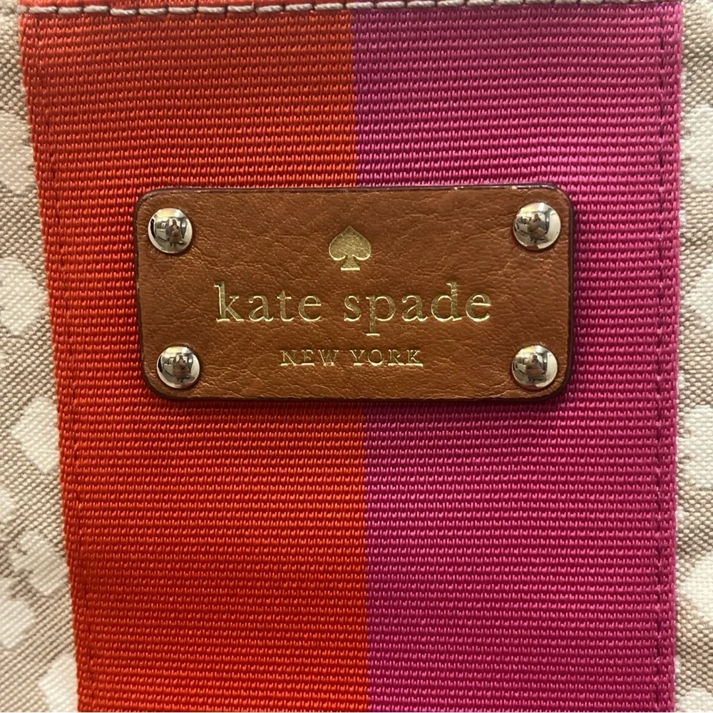 Kate Spade Classic Spade Victoria Beige Leather Crossbody Shoulder‎ Bag WKRU150